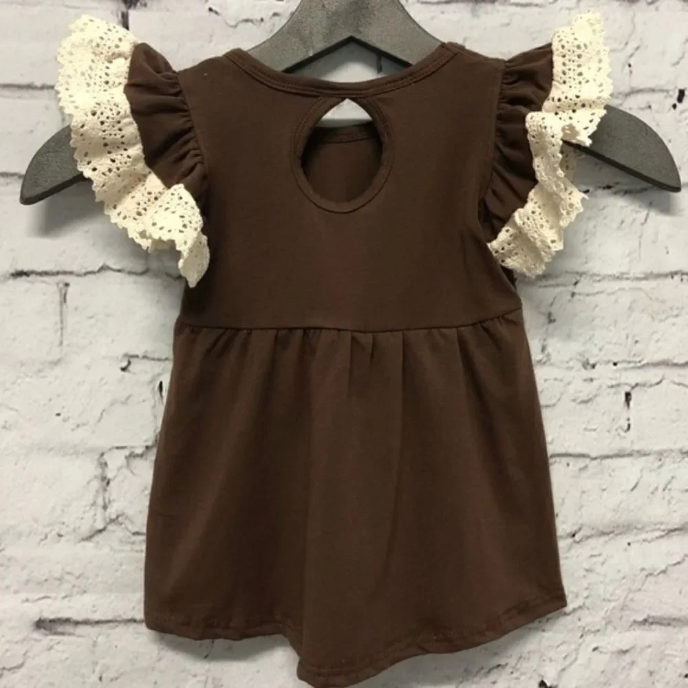 2pc. Baby Girl Carousel Print Shorts Set